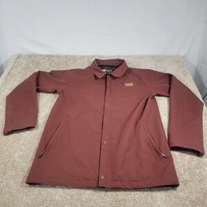 Lib Tech Storm Factory Jacket Lightweight Button‎ Up Coat Mens Size Large